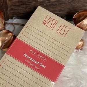 Rae Dunn farmhouse home decor gift list geocery notes office desk home new htf